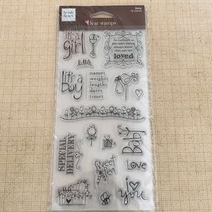 Heidi Grace clear stamp set, “Baby”